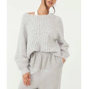 FREE PEOPLE Carter Pullover / Heather Grey